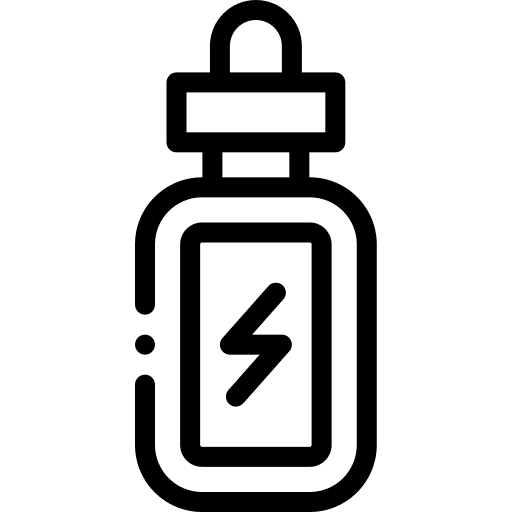 Energy drink bottle beverage stimulation icon