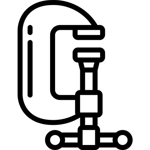 Clamp home repair construction and tools clamp icon