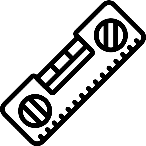 Spirit level construction and tools instrument spirit level icon