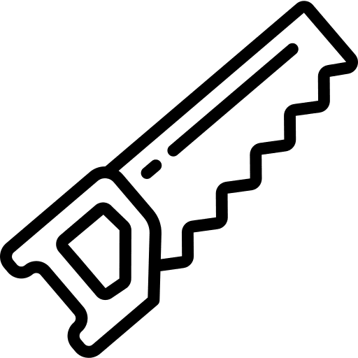 Saw big cutting saw icon