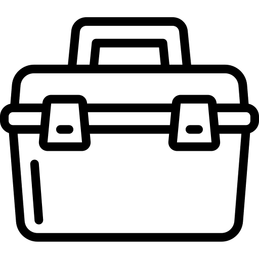 Toolbox build carpenter repair tool icon