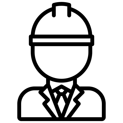 Constructor people investor manager icon