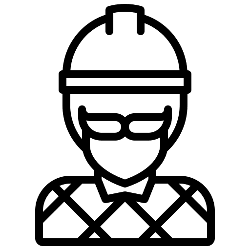 Constructor constructor hard hat user icon