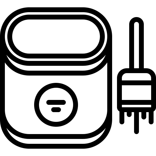 Paint repair bucket builder icon