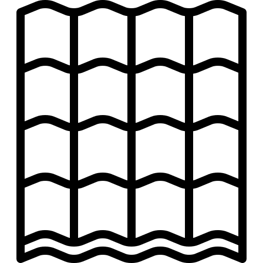 Roof construction and tools roof working icon