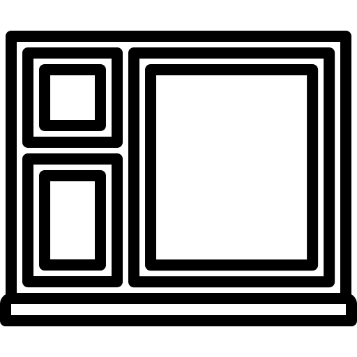 Window windows construction and tools decoration icon