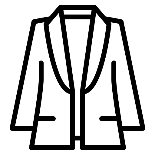 Blazer clothes elegant blazer icon