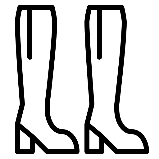 Boots fashion high heels boots icon