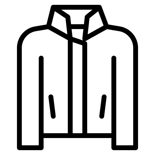 Jacket clothing coat suit icon