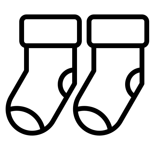 Socks weather sock clothing icon