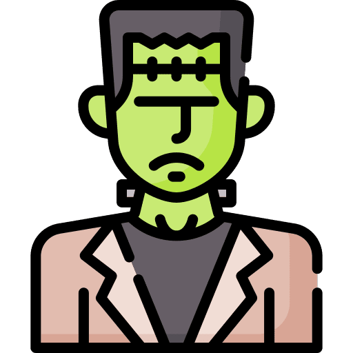 Frankenstein costume fantasy spooky icon