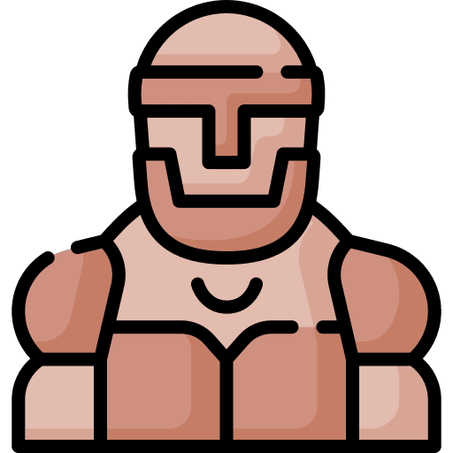 Golem fairy tale halloween people icon