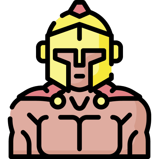 Spartan costume warrior spartan icon
