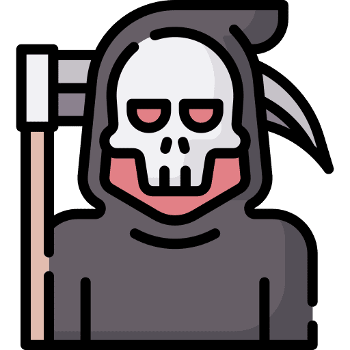 Grim reaper halloween avatar characters icon