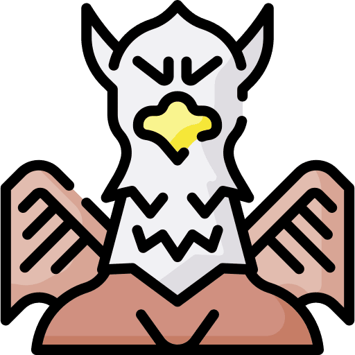 Griffin fairy tale mythology costume icon