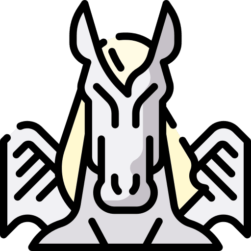 Pegasus animals mythology costume icon