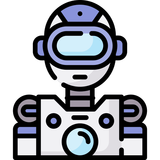 Robot science fiction technology robot icon