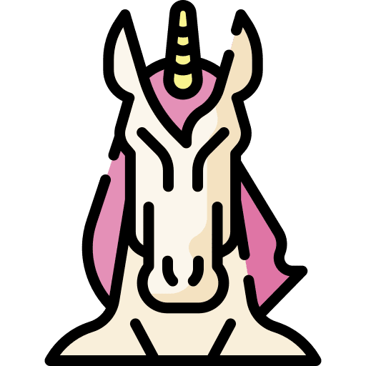 Unicorn avatar costume animal icon