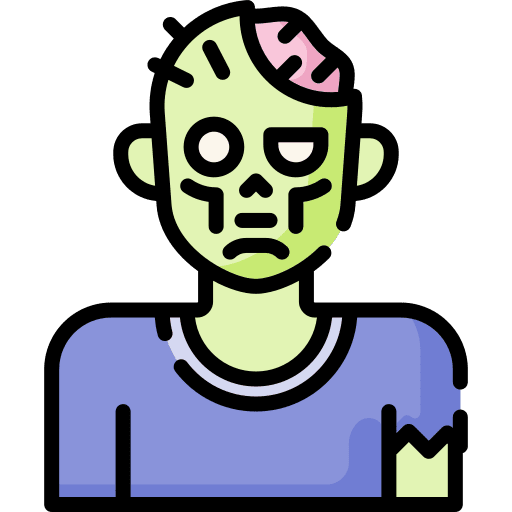 Zombie avatar people characters icon