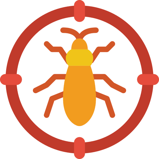 Bug bug insect virus icon