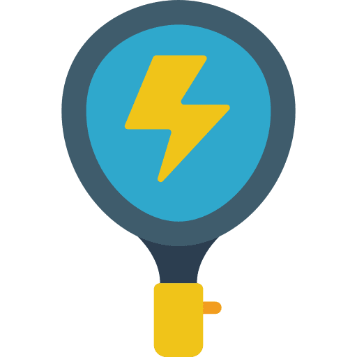 Electric bat bugs hunt tool icon