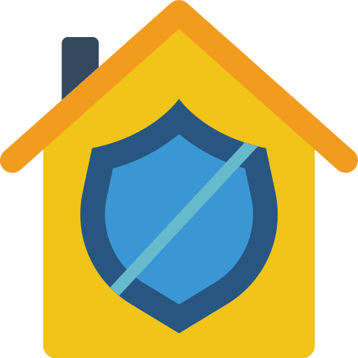 Exterminate house shield protection icon