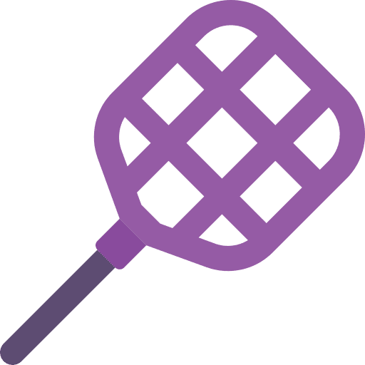 Fly swatter insect utensil tool icon