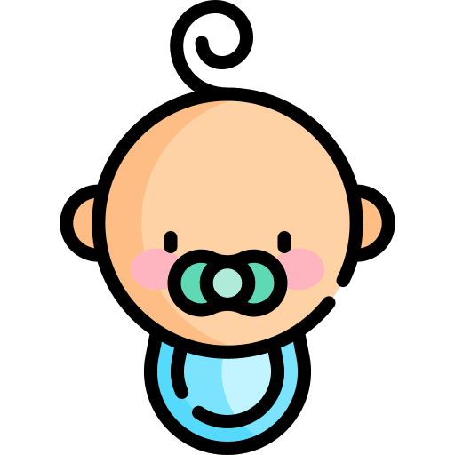 Baby baby kid and baby kid icon
