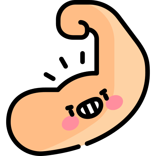 Biceps body parts exercise courage icon