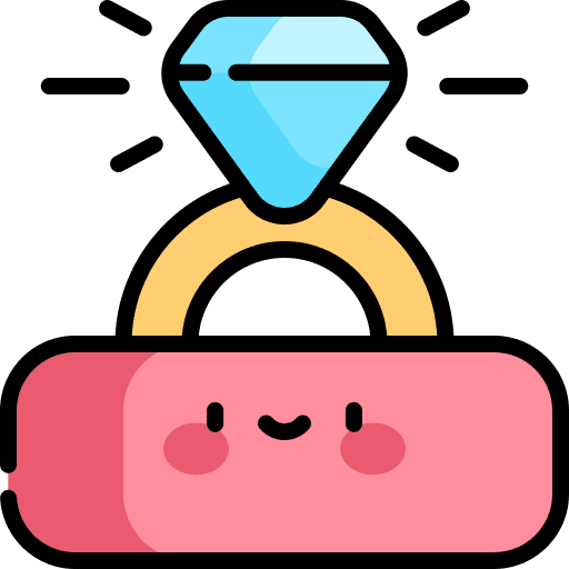 Engagement romantic engagement love and romance icon