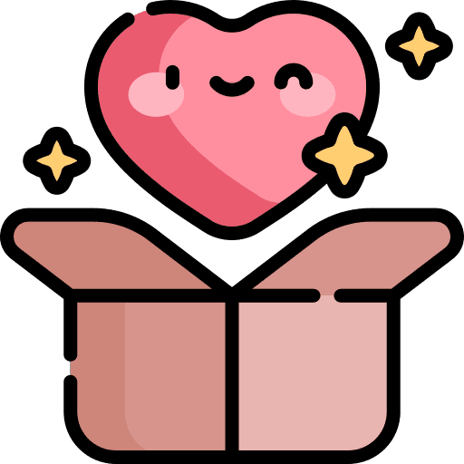 Box shipping and delivery present gift icon