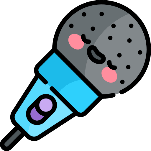 Karaoke karaoke music and multimedia mic icon