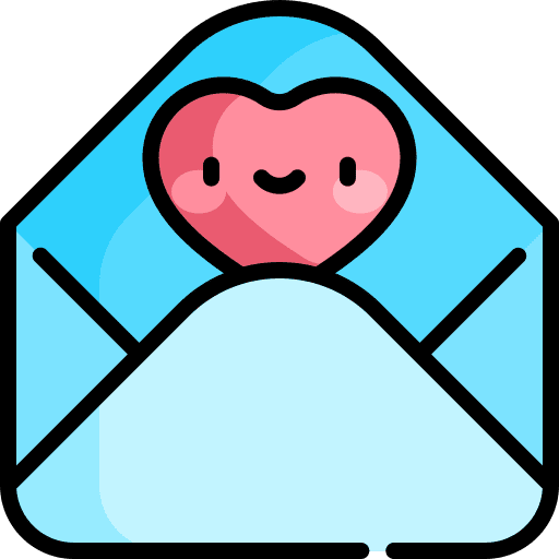 Letter love romantic love and romance icon