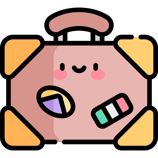 Luggage travel luggage trip icon