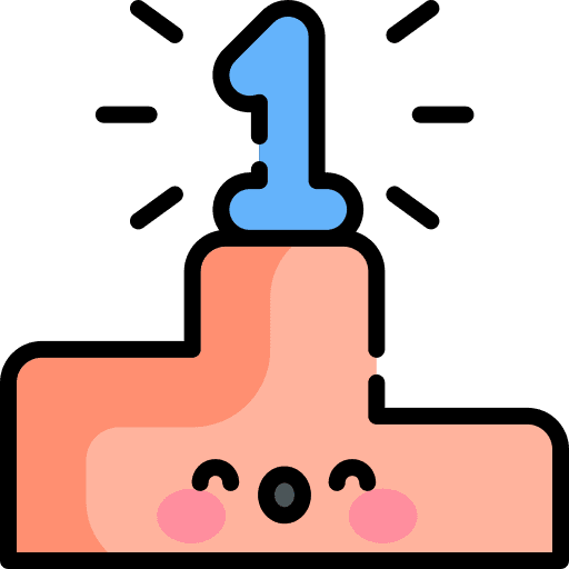 Podium winner reward podium icon