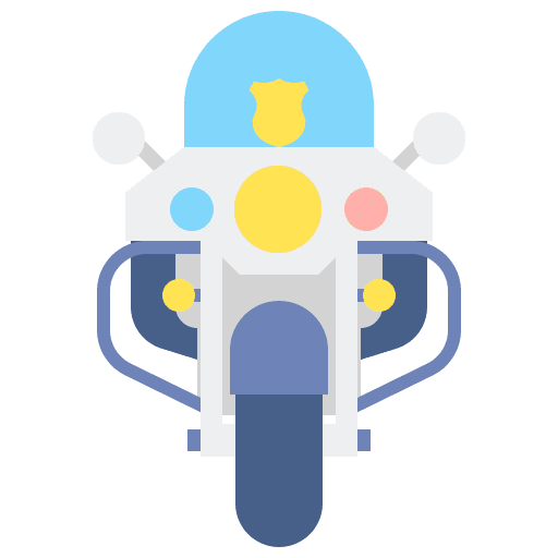 Motorbike transport bikes professions and jobs icon
