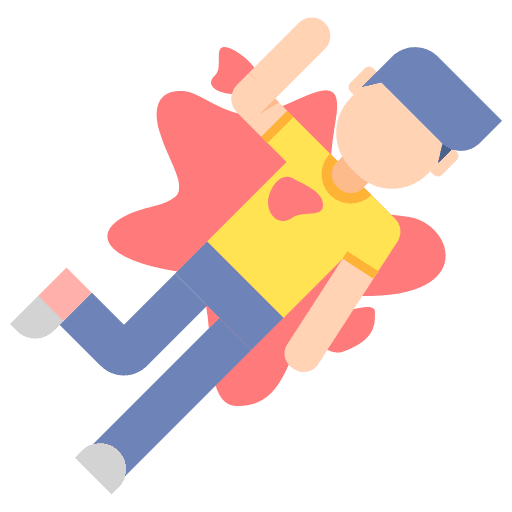 Murder blood scene crime scene icon