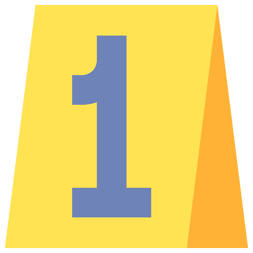 Evidence number security evidence icon