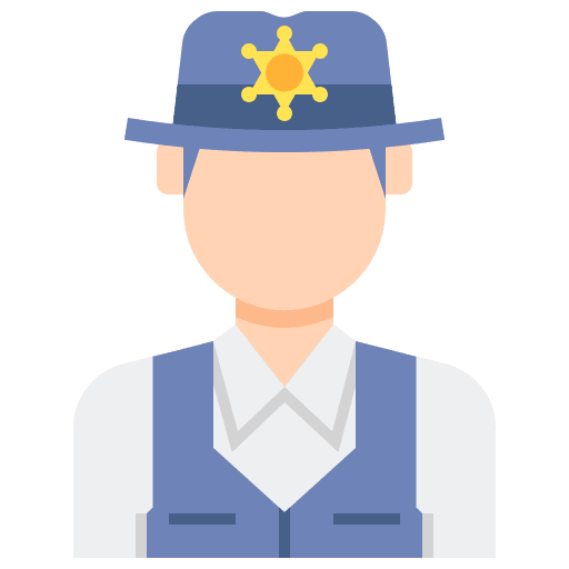 Sheriff sheriff badge security star icon