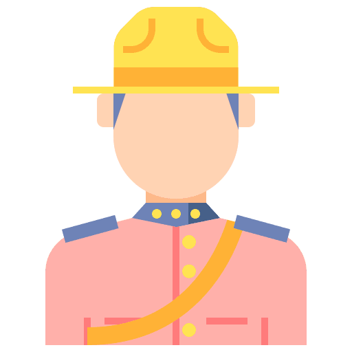 Police avatar policemen police icon