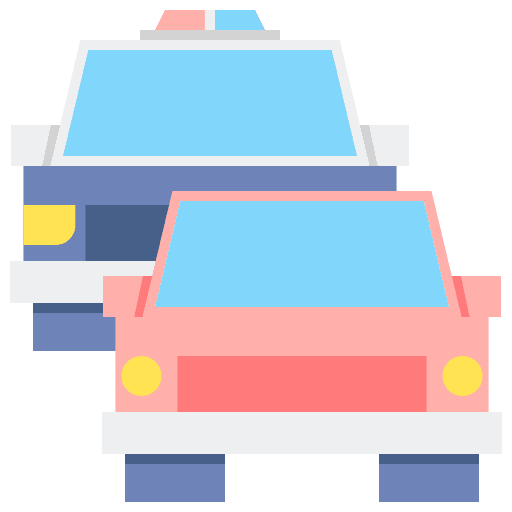 Police car police transportation public transport icon