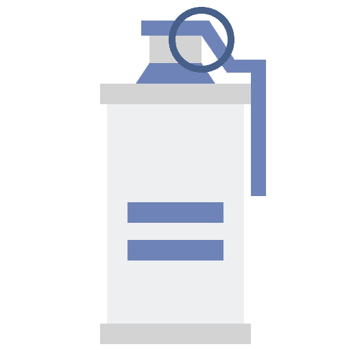 Hand grenade war terrorist bomb icon