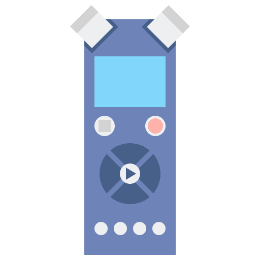 Voice recorder voice recording social media microphone icon