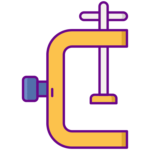 Clamp clamp obra construction and tools icon