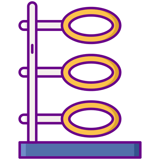 Stand holder microscope observation icon