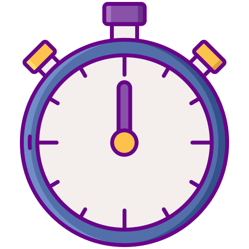 Stopwatch clock professions and jobs time icon