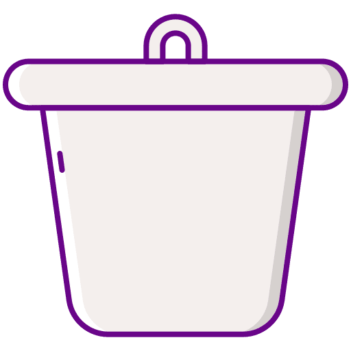 Crucible construction and tools steel crucible icon