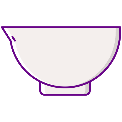 Evaporating dish chemistry education gear icon