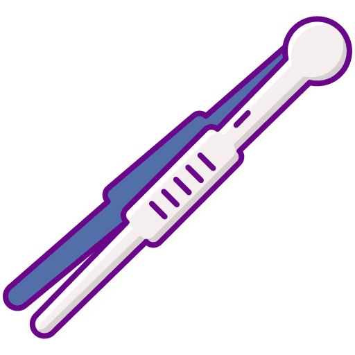 Forcep medical equipment tools and utensils icon
