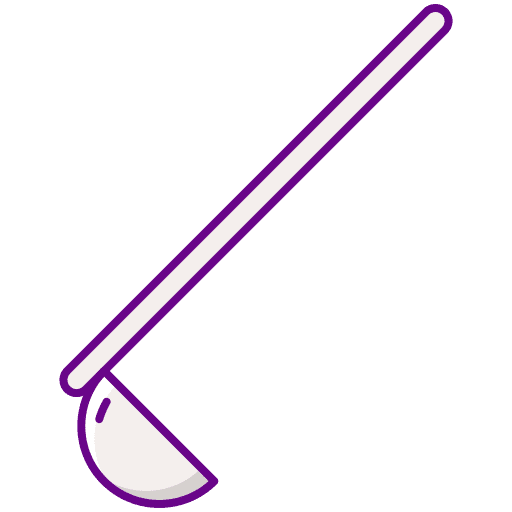 Ladle kitchenware flask soup icon